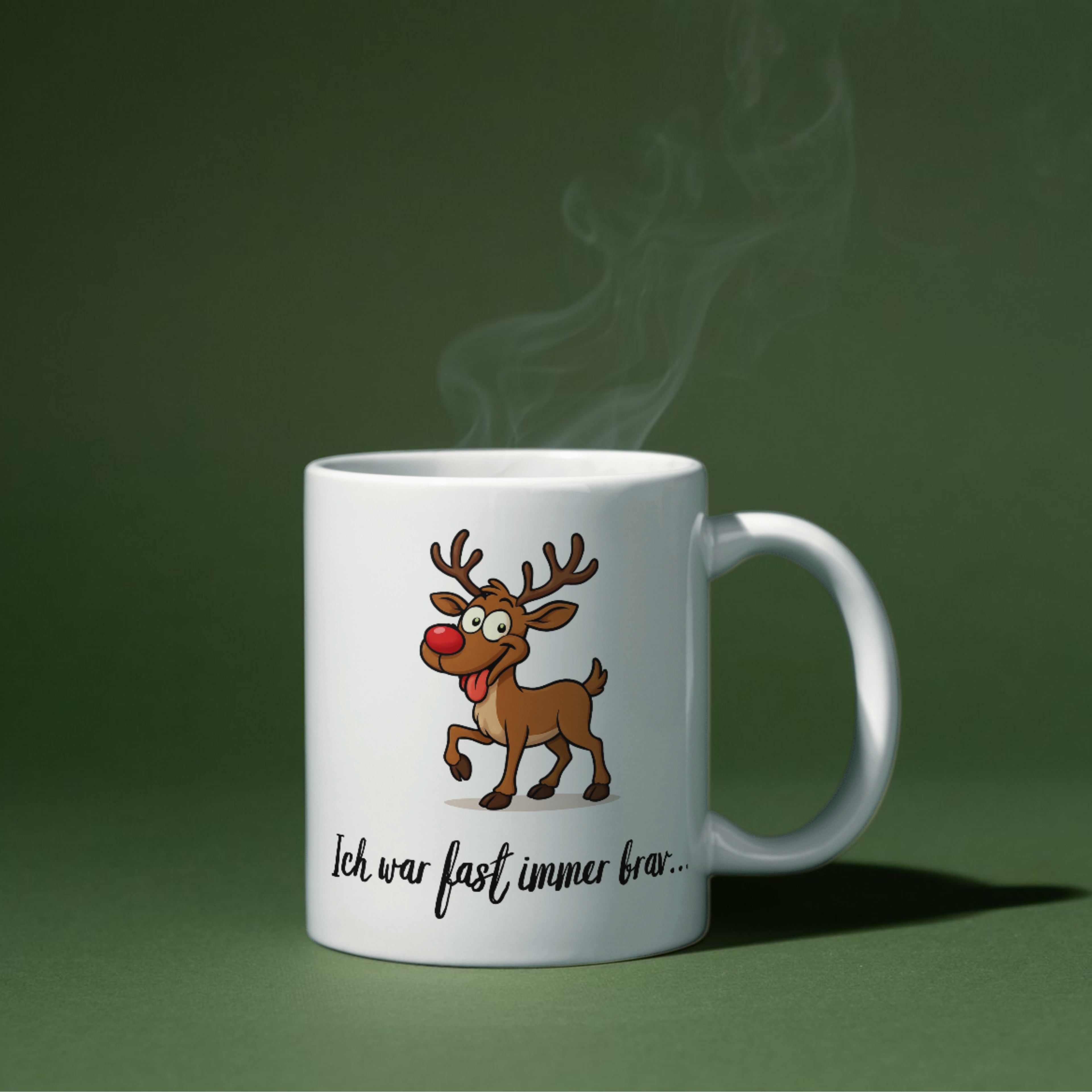Tasse Weihnachten „Ich war fast immer brav“