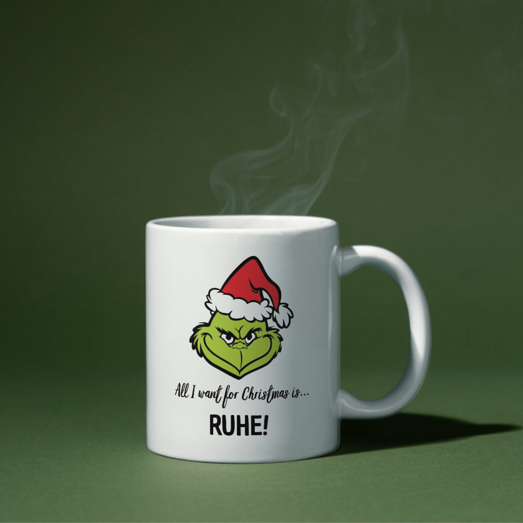 Tasse Weihnachten „All I want for Christmas is Ruhe“
