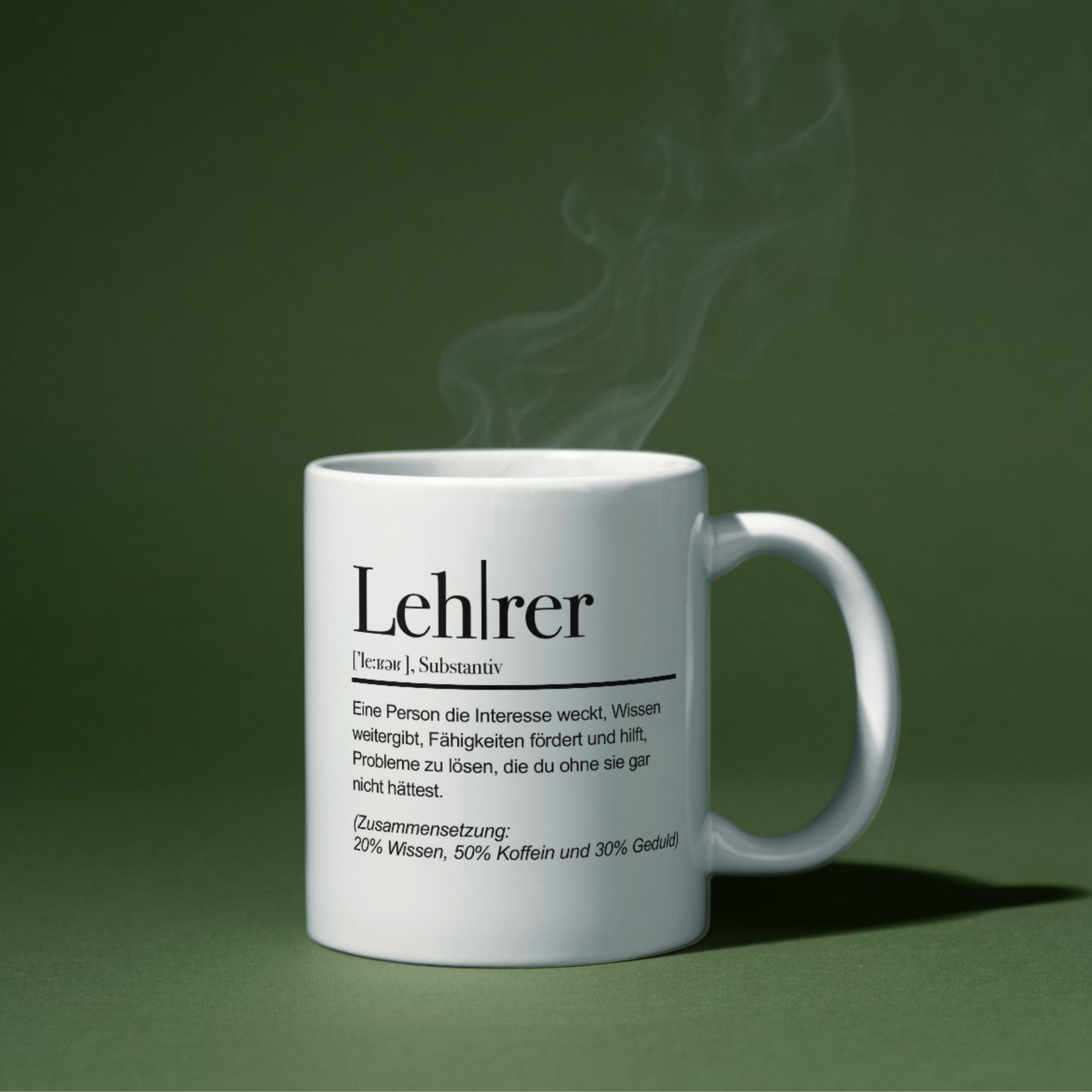Tasse "Lehrer/Lehrerin" *Definition Wikipedia Style*