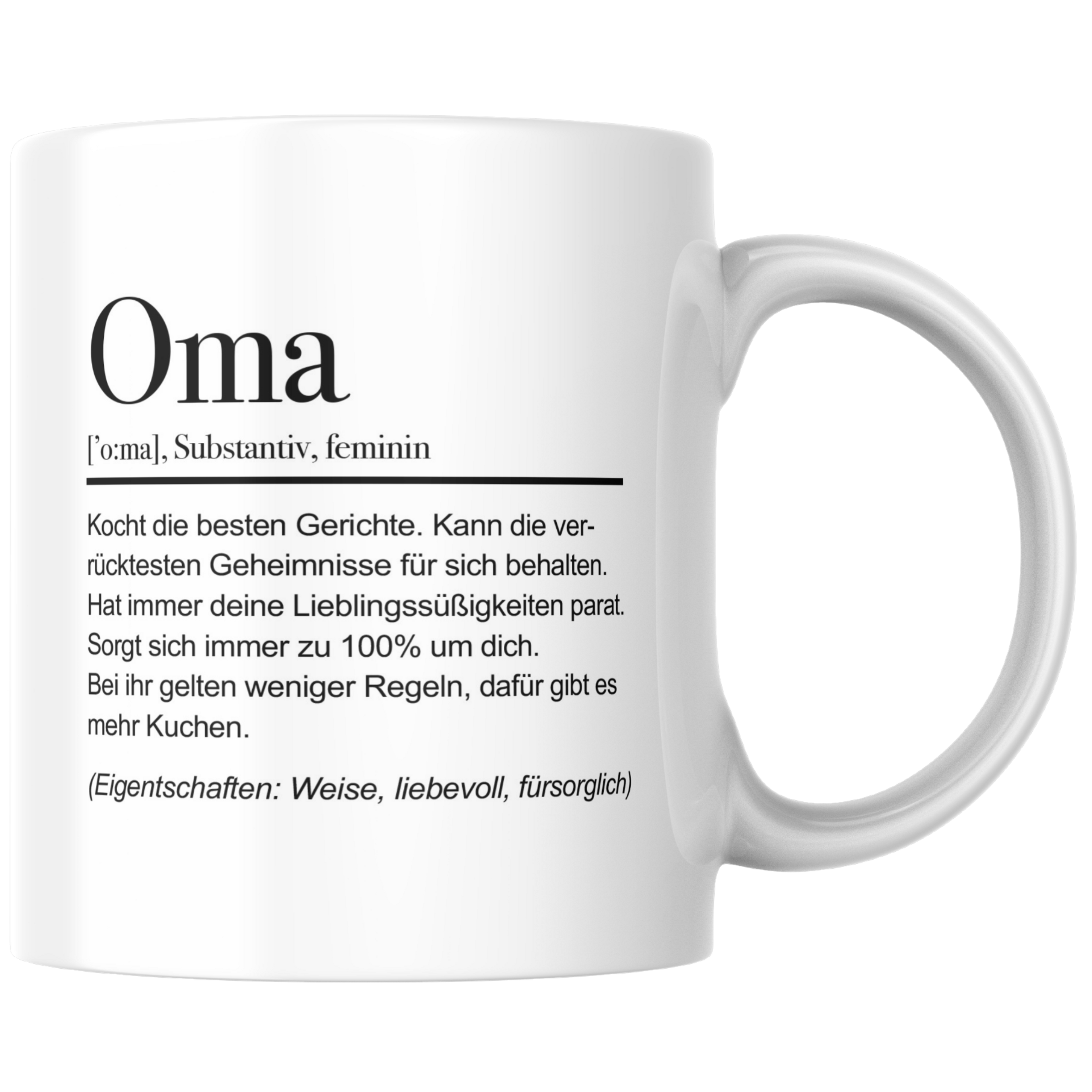 Tasse "Oma" *Definition Wikipedia Style*