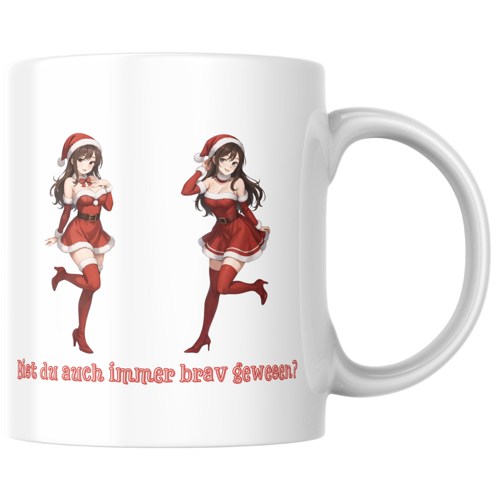 Tasse Weihnachten „Bist du auch immer brav gewesen?“