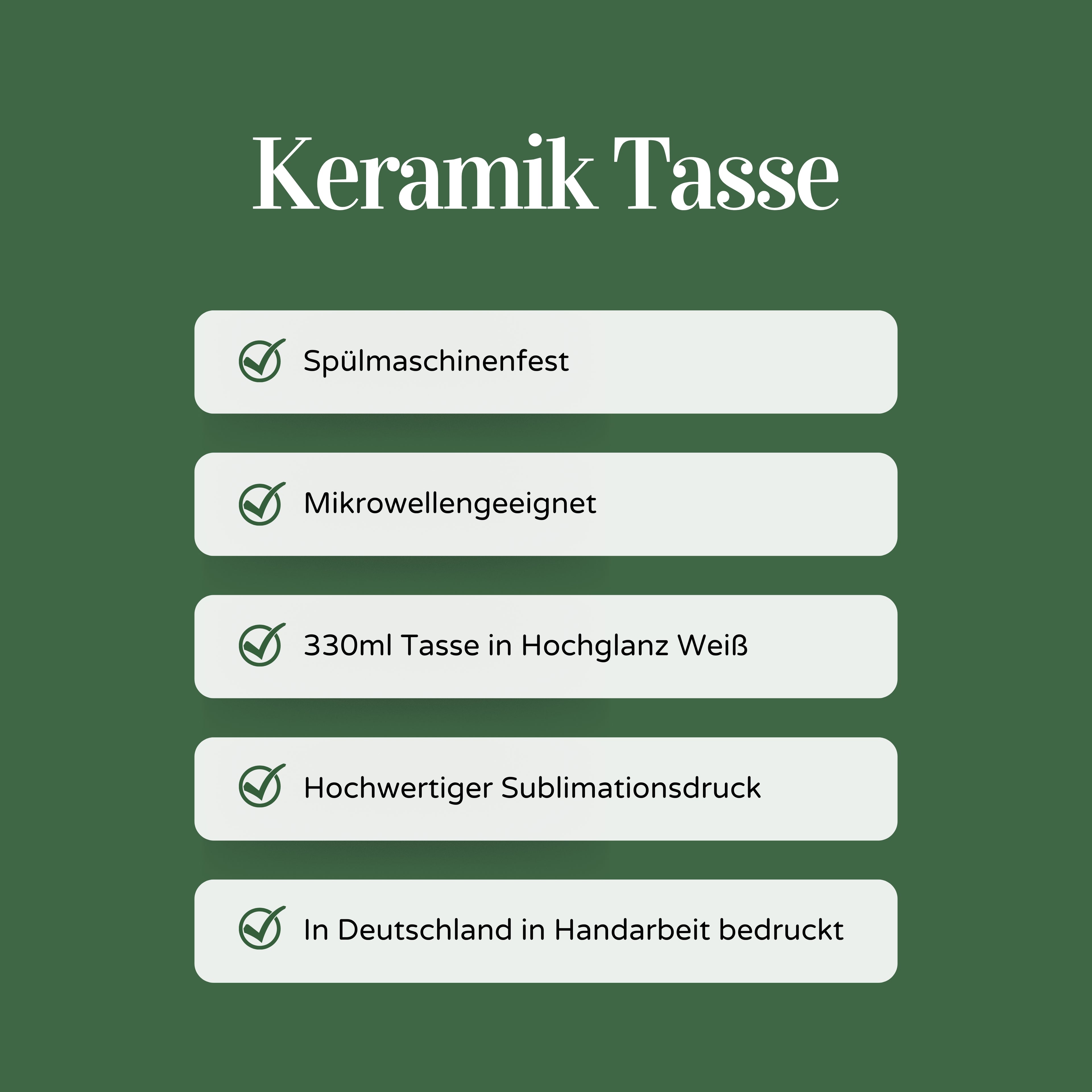 Features Keramik Tasse